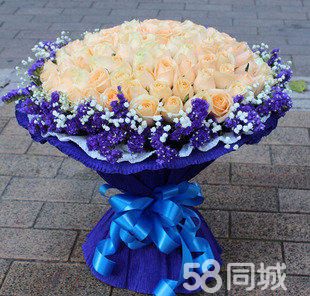 送全国玫瑰礼盒鲜花节日生日开业花篮会议盆景绿植盆栽
