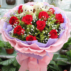 汉中鲜花店，同城专业送花，520精品玫瑰鲜花预订！