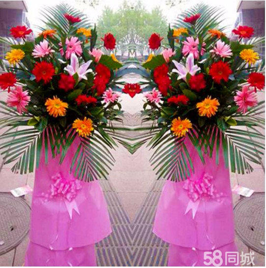 玫瑰礼盒巧克力花束生日蛋糕开业花篮绿植鲜花速递盆景