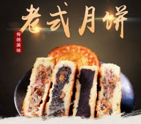 东北五仁月饼10块X100g老式手工豆沙枣泥青红丝散装2份送