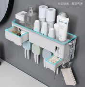 居家居日用品创意小商品百货家庭实用礼物神器牙刷置物架挤牙膏器